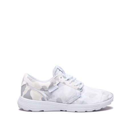 Supra Hammer Run Womens Low Tops Shoes White UK 61SEV